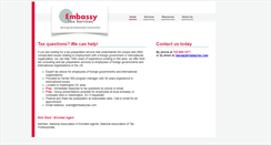 Desktop Screenshot of embassytax.com