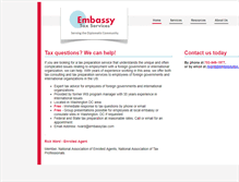 Tablet Screenshot of embassytax.com